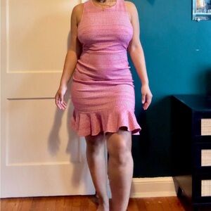 Banana Republic Pink Asymmetrical Dress